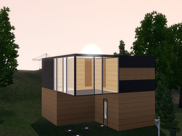 Sims 3 — nice 'n small 7 by L_U2 — Modern Starter 5 is a little starter home for your sims. The most important material