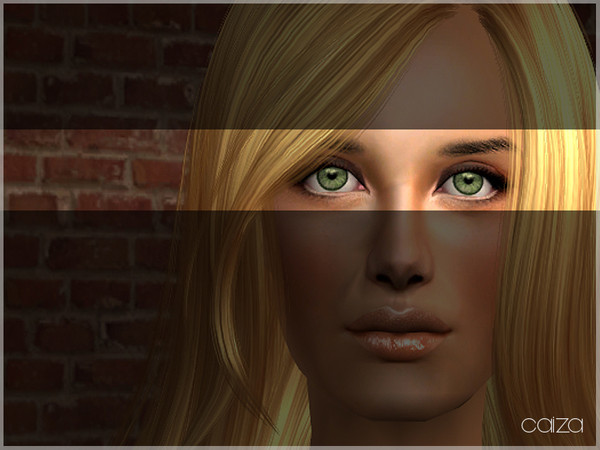 Sims 2 — Eyes with a sparkle - lightgreen by Caiza — 10 colors.Enjoy!