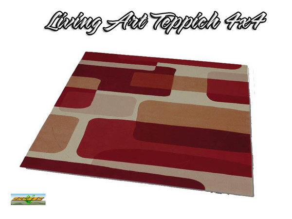 Sims 3 — S3C Living Art rug 4x4 by ruhrpottbobo — S3C Living Art rug 4x4
