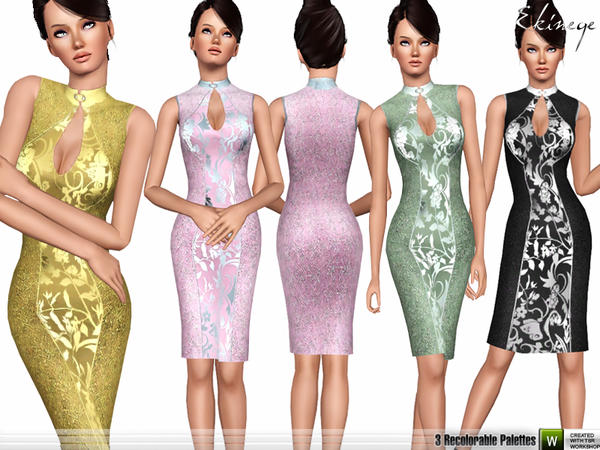 The Sims Resource - Keyhole Dress