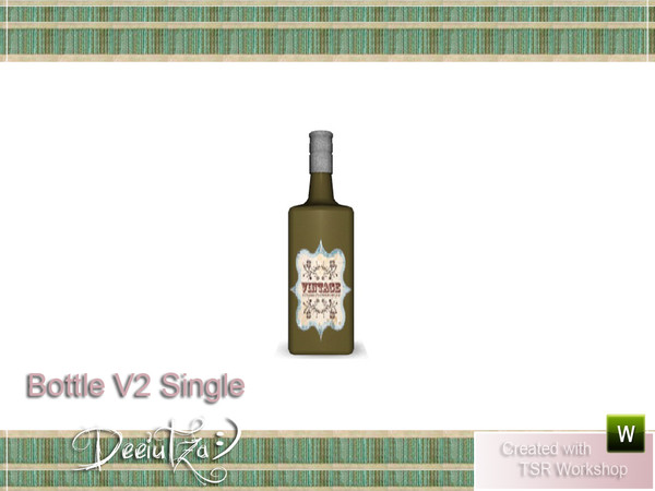 Sims 3 — ModernBrightBarBottleV2Single by deeiutza — By deeiutza @TSR