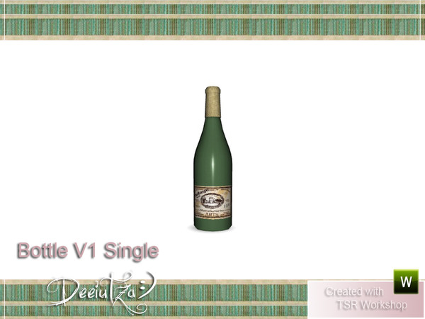 Sims 3 — ModernBrightBarBottleV1Single by deeiutza — By deeiutza @TSR