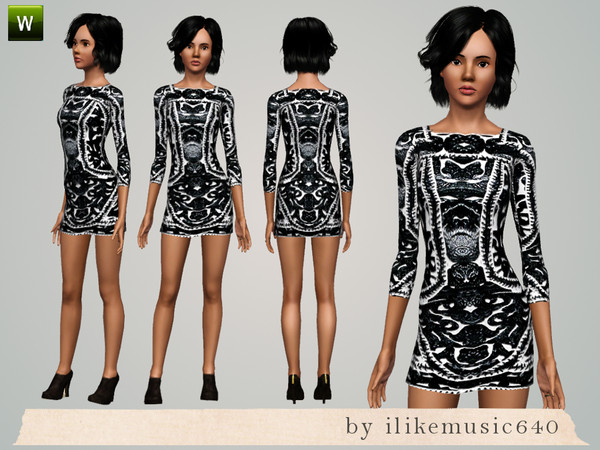 Sims 3 — Abstract 2 AF by ILikeMusic640 — not recolorable