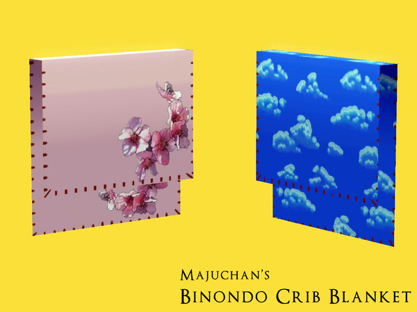 Sims 3 — Binondo Crib Blanket by Majuchan — Blanket to complement Binondo Cribt. By Majuchan