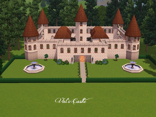 Sims 3 — Val's  Castle by atomhigh2 — Wonderful Romantic Castle It's unfurnished except light, walls, floors, windows,