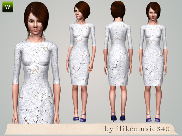 Sims 3 — Lady 1 AF by ILikeMusic640 — recolorable