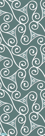 Sims 2 — Studio K Triangle Swirl - Spruce by StudioKhagerks — 