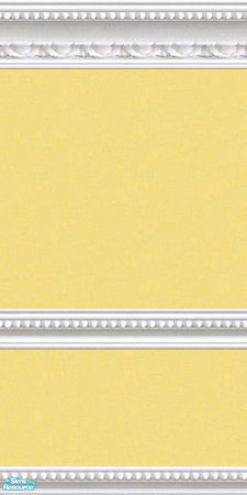 Sims 2 — jsf2WMBGRYellow by jsf — A white marble beaded wainscotted presentation of a country french look in plain