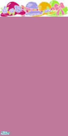 Sims 2 — Pink Hats by blondemom63601 — Pink hat border for a little girls room blondemom63601 TSRAA
