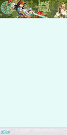 Sims 2 — Pirates Wall by blondemom63601 — Beware the Krakken! Brighten any kides room with these goofy pirates!