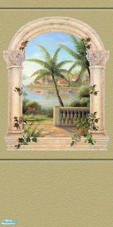 Sims 2 — Vista by cariadbach — Tired of looking out on a blank wall Vista paint will change your outlook in seconds