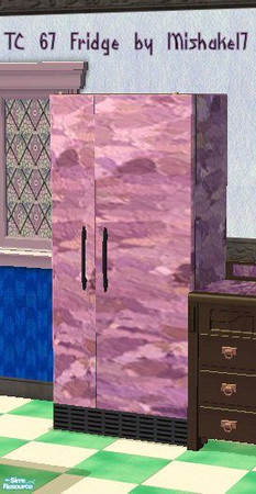 Sims 2 — Texture Challenge 67 Kitchen - Fridge by mishakel7 — Part of my TC 67 set.