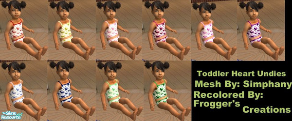 Sims 2 — Toddler heart undies by frogger1617 — Heart Undies for your toddler Sims. Mesh by Simphany.