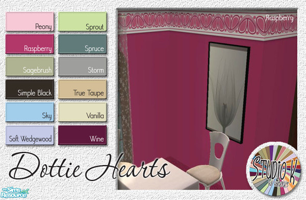 Sims 2 — Studio K Dottie Hearts_03 by StudioKhagerks — 