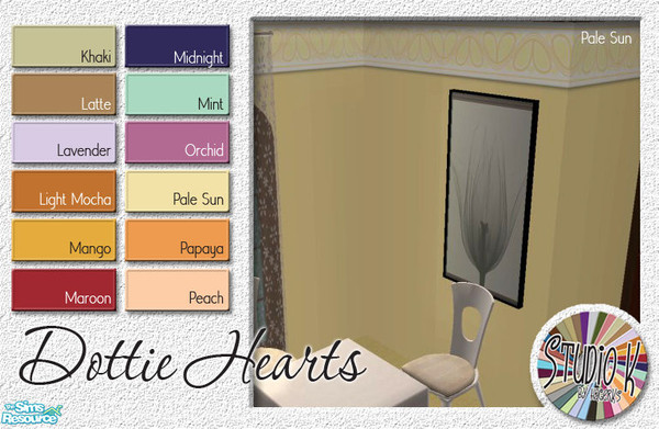 Sims 2 — Studio K Dottie Hearts_02 by StudioKhagerks — 