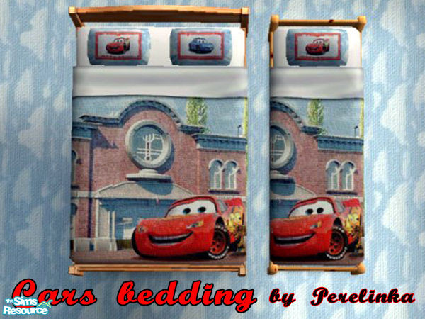 Sims 2 — DFC-Bedding - Cars by perelinka — Bedding from Cars movie.