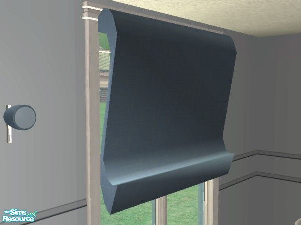 Sims 2 — Boro Modern Dining - 2-Tile Window Treatment by EarthGoddess54 — This is the mesh file, you will need it for