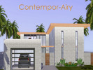 Sims 3 — Contempor-Airy by twistedsiren852 — This light and airy contemporary home features indoor-outdoor liveability at