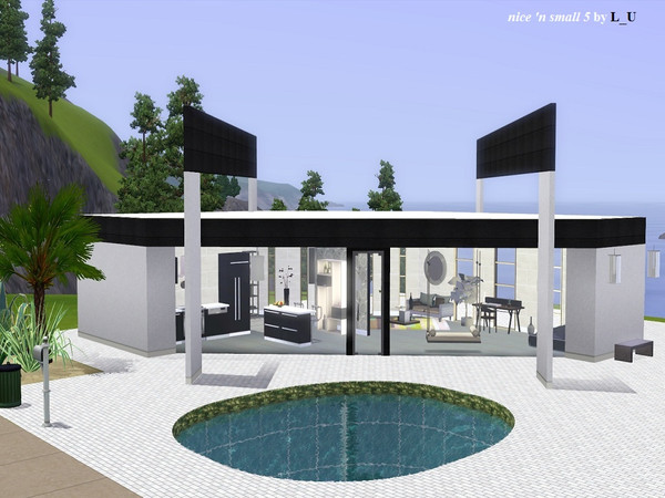 Sims 3 — nice 'n small 8 by L_U2 — nice 'n small 5 is a modern stylish fully decorated 2 room house. There is lots of