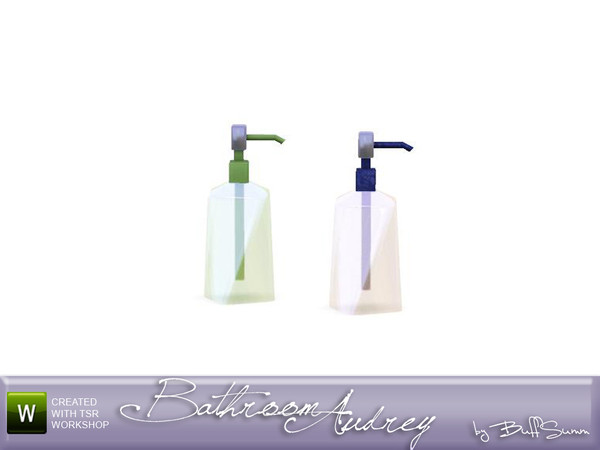 Sims 3 — Audrey Soap Glas by BuffSumm — Decorative Addon matching the *Bathroom Audrey Set* Part of the *Audrey Series*