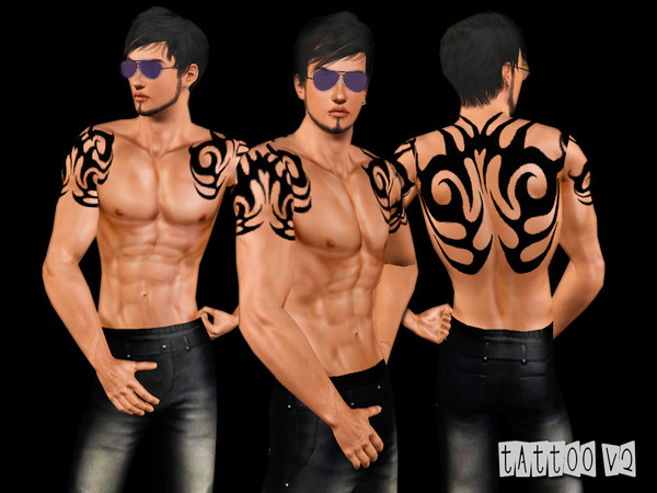 Sims 3 — Tattoo V2 by saliwa — Saliwa-The Sims Resource