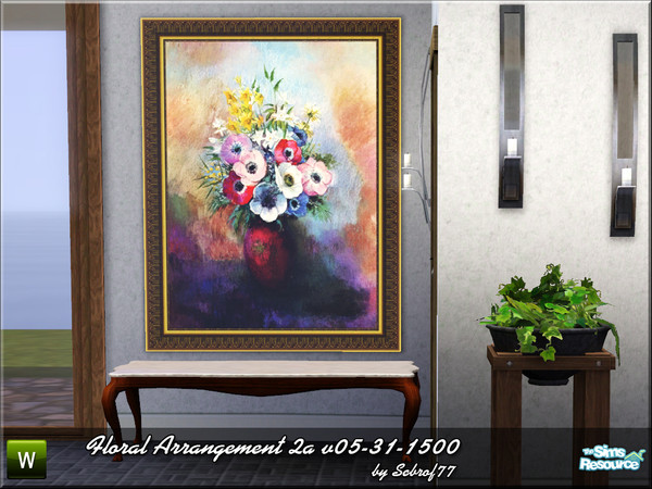 Sims 3 — Floral Arrangement 2a v05-31-1500 by sebrof772 — Floral Arrangement 2a by Sebrof77