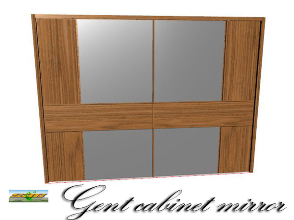 Sims 3 — S3C Gent cabinet mirror by ruhrpottbobo — S3C Gent cabinet mirror 