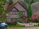 Sims 3 — Rose Bush Cottage by Peachybitz1 — Rose Bush Cottage was named for the abundance of sweet smelling roses
