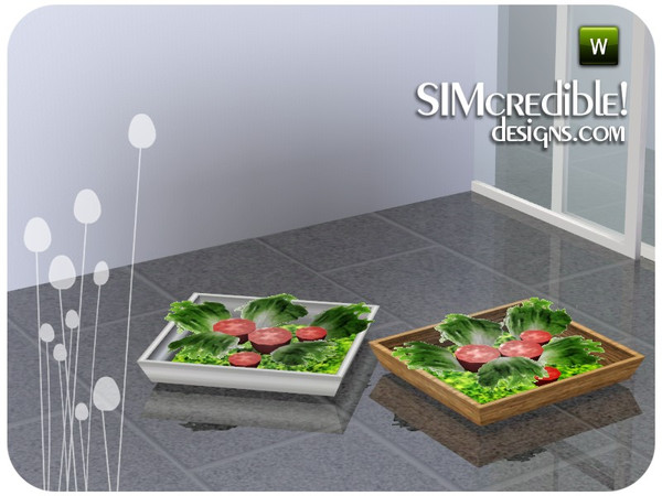 Sims 3 — Astraea Salad *Decor only* by SIMcredible! — by SIMcredibledesigns.com avaiable at TSR
