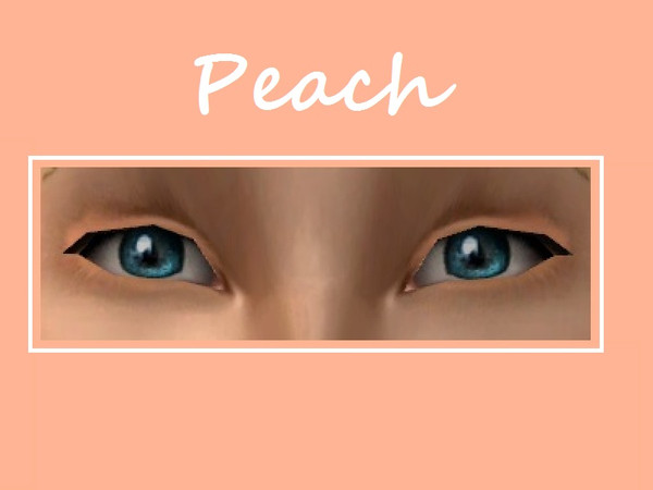 Sims 2 — Pastel Eye shadow Set - Orange Pastel by Kara_Croft — 