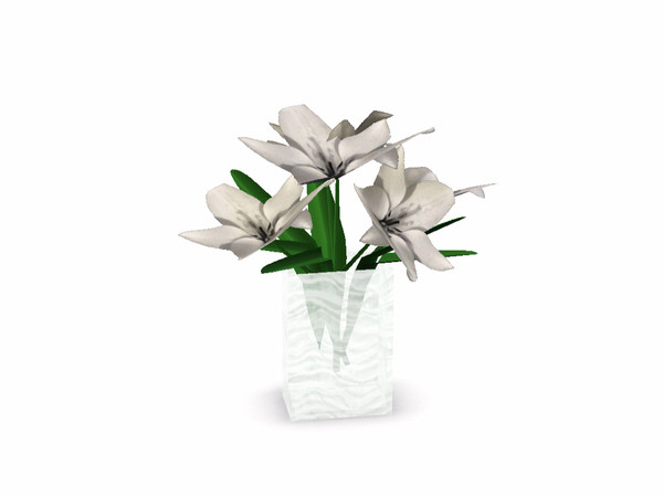 Sims 3 — Celea Lily Vase by sim_man123 — Lily Vase from my Celea Bedroom set. Made by sim_man123 from TSR. TSRAA.
