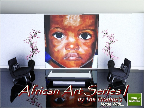 Sims 3 — African Art Series I by thethomas04 — African Art Series 1 will be followed by 3 additional paintings please