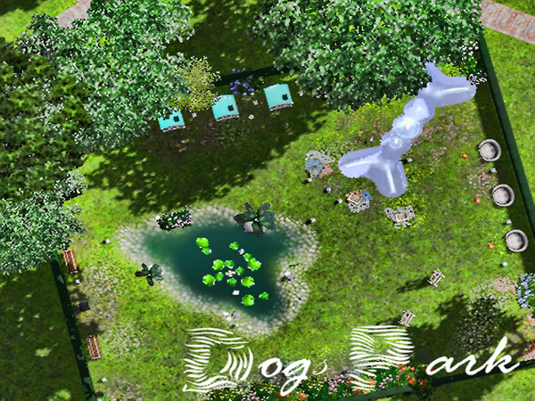 Sims 3 — Dog park by xxfairyxx2 — I create new small park for dogs so i can place it easily and i'll share it with you!