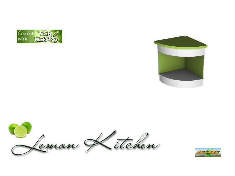The Sims Resource S3C Lemon corner counter