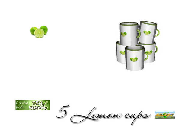 Sims 3 — S3C Lemon 5 cups by ruhrpottbobo — S3C Lemon 5 cups 
