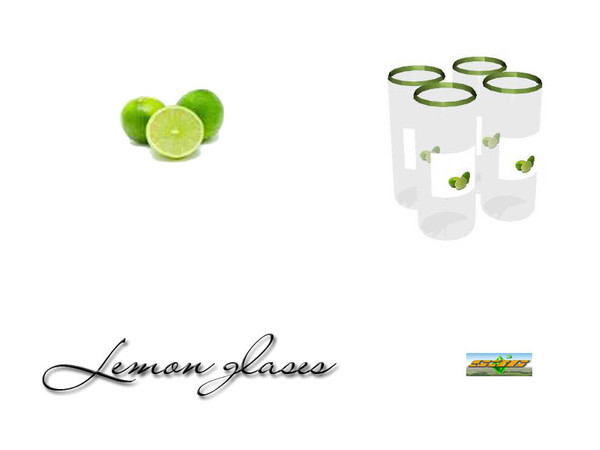 Sims 3 — S3C Lemon glasses by ruhrpottbobo — S3C Lemon glasses 