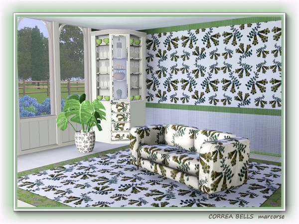 Sims 3 — Correa Bells pattern by marcorse — Correa Bells is based on a pretty, Australian native flower - one of the few