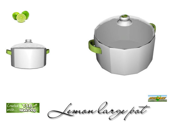 Sims 3 — S3C Lemon large pot by ruhrpottbobo — S3C Lemon large pot 