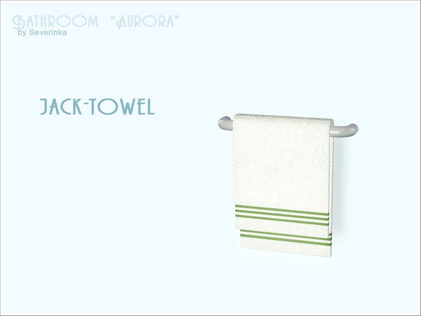 Sims 3 — Bath Towel Aurora by Severinka_ — Created by Severinka