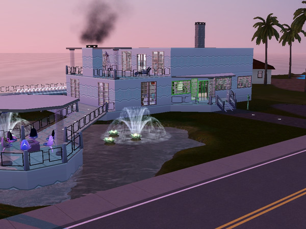 Sims 3 — Futuristic  by blueeyes126652 — Futuristic house inspired by the futureshock items we got and lunar lakes hope
