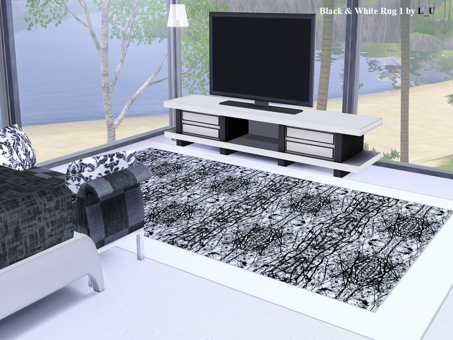 The Sims Resource Black White Bedroom Rug vrogue.co