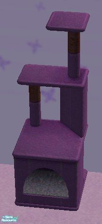 Sims 2 — Calli\'s Kitty Chic - Purrrple - Kitty Condo by Callisto149 — Sorry dog lovers, it\'s all about the kittys. A