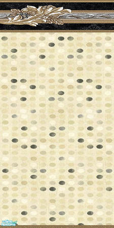 Sims 2 — Wall - Cream Moon Phase with border by Sheera — Part of my Cream Moon Phase Walls & Floors Set, hope you\'ll