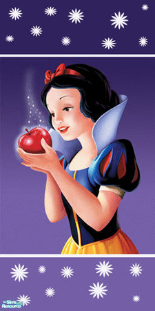 Sims 2 — Snow White by susycd — A wallpaper with princess Snow White from the Snow White fairytale....