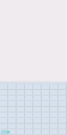 Sims 2 — Coloured Half Tile - Colouredhalftile Lightblue by gil_shalos — White wall with base tiles in Light Blue