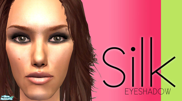 Sims 2 — Silk Eyeshadow - Black by 06bek — 