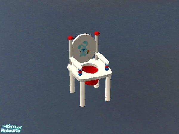 Sims 2 — Blue\'s Clues Nursery - Potty by lym — Part of my Blue\'s Clues Nursery set.