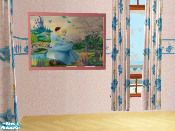 Sims 2 — Cinderella Nursery - Painting by MysticVelvet — This is the Mesh.
