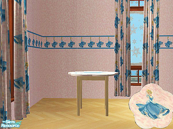 Sims 2 — Cinderella Nursery - Endtable by MysticVelvet — This is the Mesh.