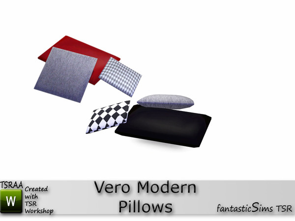 Sims 3 — Vero Modern BR Pillows by fantasticSims — Vero Modern BR Pillows TSRAA